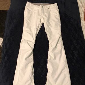 Burton women’s white snow pants